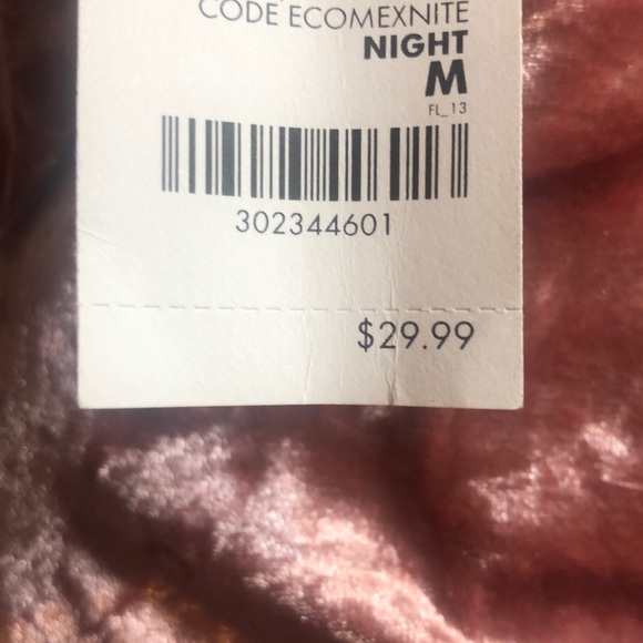 Sold!- NWT Blush Velvet Midi Wrap Dress - Picture 5 of 5